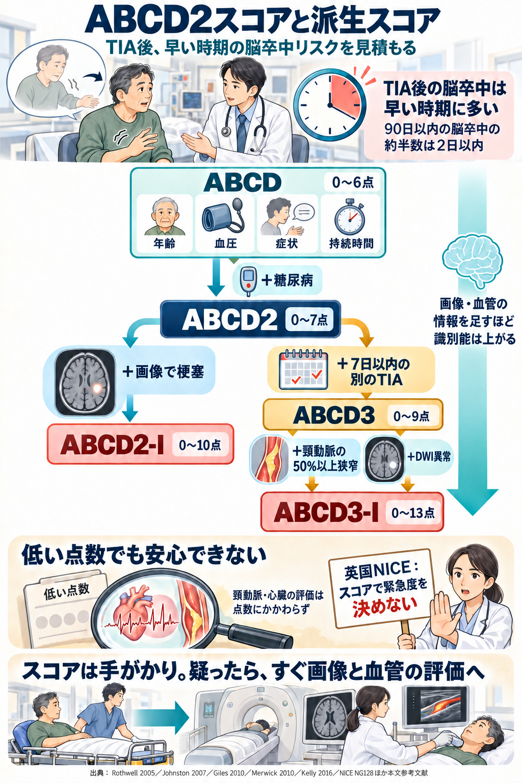 ABCD2スコアと派生スコア（ABCD・ABCD2-I・ABCD3・ABCD3-I）の使い方と限界｜TIA後の早期脳卒中リスク - 医知創造 ...