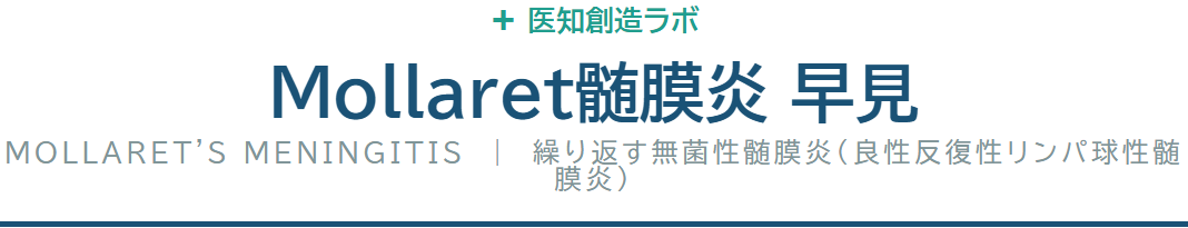 Mollaret髄膜炎（良性反復性リンパ球性髄膜炎） サムネイル