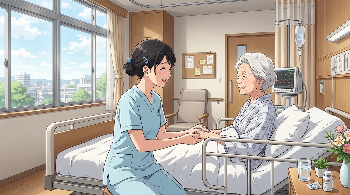 患者への寄り添いと見守り